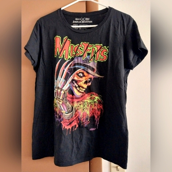 Fright Rags "American Nightmare" Misfits Nightmare On Elm Street women's t-shirt - Picture 2 of 4
